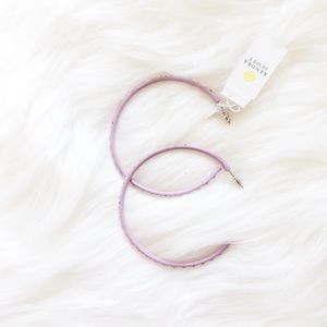 🆕💜KENDRA SCOTT💜VAL LAVENDER SPARKLE EARRINGS